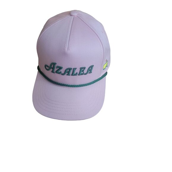 Azalea Pink Embroidered Hat Augusta National 2024 Masters Golf Cap Green Rope De
